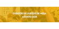 Eventos de juegos de mesa en agosto 2025