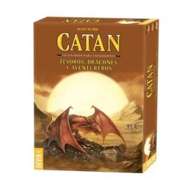 Catan Tesoros, Dragones y Aventureros es una expansión del juego más vendido, Catan