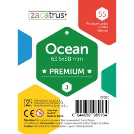 Fundas Zacatrus Ocean premium (standard: 63.5 mm X 88 mm) (55 uds)