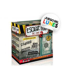 Escape Room The Game 2 es un juego de mesa de mecánica Escape con el que te enfrentarás a 4 aventuras.