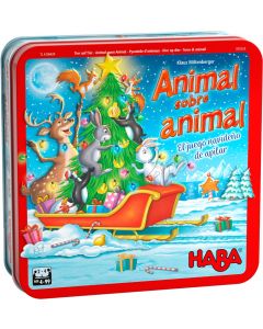 Animal sobre animal juego de Navidad