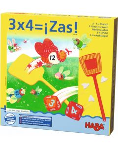 3x4 ¡Zas! Juego de mesa para practicar las tablas de multiplicar de una forma divertida