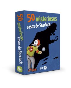 "50 Misteriosos Casos de Sherlock", juegos de cartas