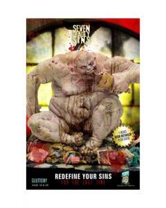 Estatua de resina, pecado gula, serie 1