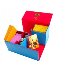 Caja de mazo para cartas Dex Protection Creation Line Medium - Para 200 cartas. Color Azul