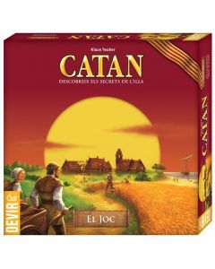 Catan, el juego de mesa de estrategia, en catalán. El joc Catan en català.
