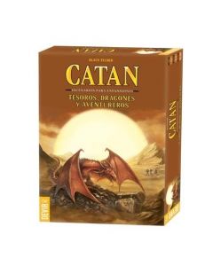 Catan Tesoros, Dragones y Aventureros es una expansión del juego más vendido, Catan