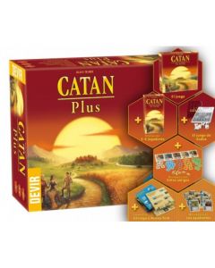 Catan Plus es todo lo que necesitas para tener un juego de mesa completo como Catan, el juego más vendido