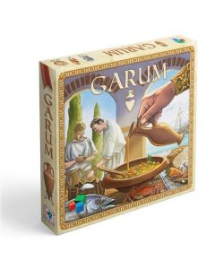 Garum es un juego de mesa con un tablero espectacular que nos traslada a la antigua Roma