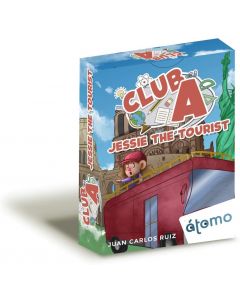 Jessie the Tourist es un juego de cartas de la serie Club A con el que poder practicar y ampliar las nociones de inglés y ampliar vocabulario.