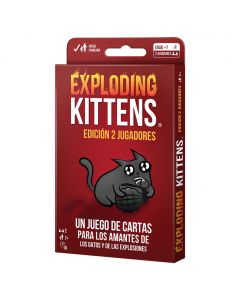 "Exploding Kittens, Edición 2 Jugadores", juego de cartas