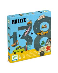 Rallye es un juego de cartas para practicar sumas y restas, ideal para la clase de primaria.