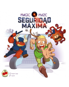 Magic Maze Seguridad Máxima es la expansión del juego de mesa Magic Maze que estabas esperando. Nuevos personajes para ampliar tus partidas.