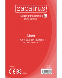 Fundas Zacatrus Mars (Comic: 174 mm X 266 mm) (100 uds)