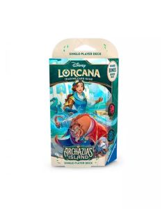 "Lorcana - Archazia’s Island: Starter Deck (Rubí y Zafiro)", juego de cartas