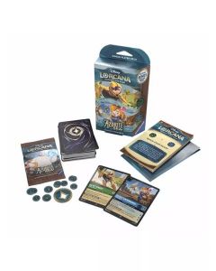 "Lorcana, Azurite Sea: Starter Deck (Esmeralda y Zafiro)", juego de cartas