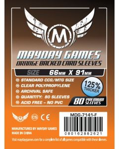 Fundas Mayday Estándar Premium CCG Naranja (66x91mm) (80)