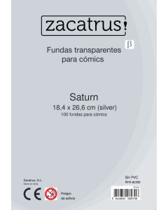 Fundas Zacatrus Saturn (Comic: 184 mm X 266 mm) (100 uds)
