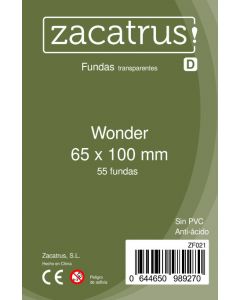 Protège-cartes Zacatrus Wonder (65 mm X 100 mm) (55 unités)