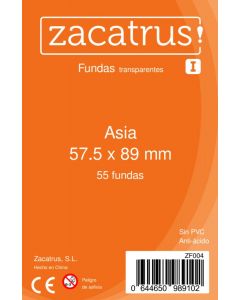 Protège-cartes Zacatrus Asia (57,5 mm x 89 mm) (55 unités)