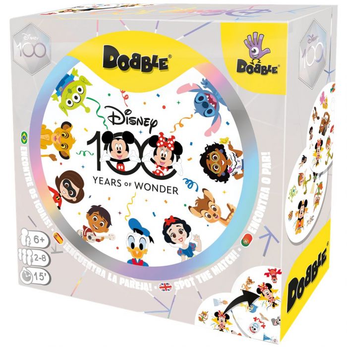 Dobble Disney 100 - Juegos de Cartas - Zacatrus