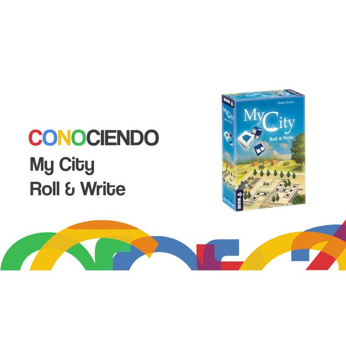 My City Roll and Write Jogo de Dados Devir BGMYCRWPS